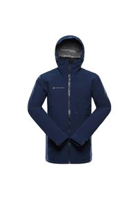 ALPINE PRO - Kurtka męska trekkingowa wodoodporna Alpine Pro Zarr 2. Kolor: niebieski. Materiał: hardshell. Sport: turystyka piesza, wspinaczka #1