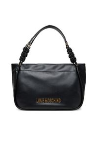 Love Moschino - LOVE MOSCHINO Torebka JC4233PP0MKL0000 Czarny. Kolor: czarny. Materiał: skórzane