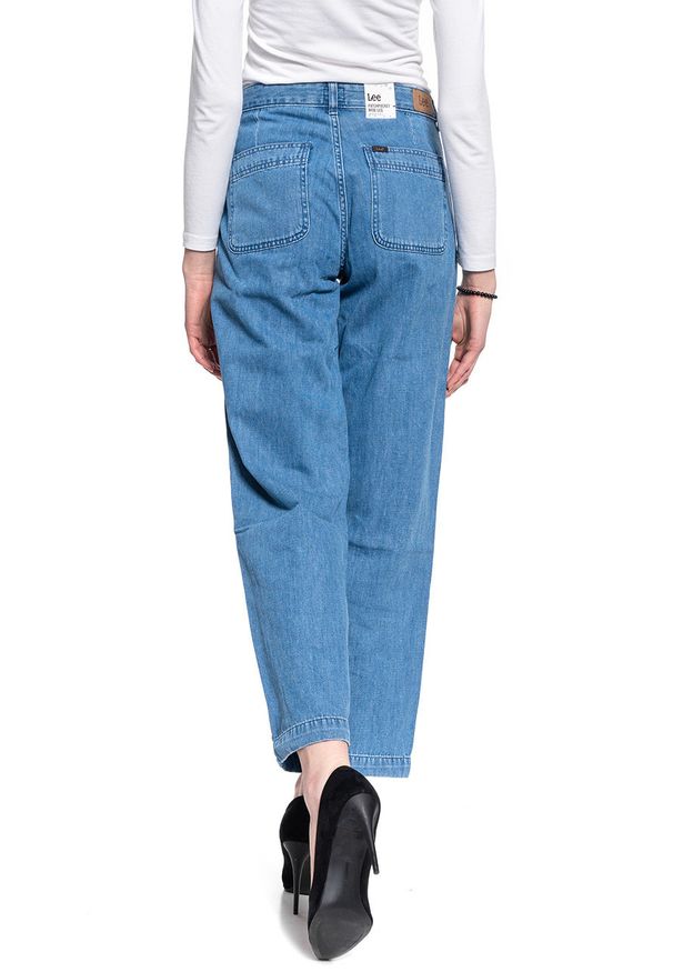 Lee - DAMSKIE SPODNIE JEANSOWE LEE WIDE LEG L30YRCNC 112106896