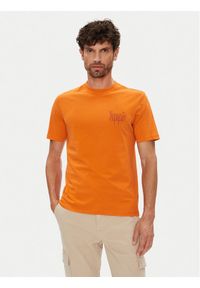 Napapijri T-Shirt S-Turrach NP0A893U Pomarańczowy Regular Fit. Kolor: pomarańczowy. Materiał: bawełna