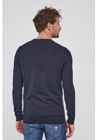 Lyle & Scott - Sweter z domieszką wełny. Okazja: na co dzień. Kolor: niebieski. Materiał: wełna. Długość rękawa: długi rękaw. Długość: długie. Styl: casual #3
