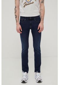 Tommy Jeans jeansy SCANTON BF3362 męskie. Kolor: niebieski