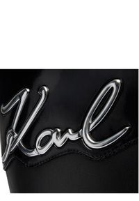 Karl Lagerfeld - KARL LAGERFELD Kozaki KL32775 Czarny. Kolor: czarny. Materiał: skóra #4