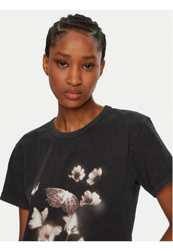 Hugo - HUGO T-Shirt Destrel 50534246 Czarny Regular Fit. Kolor: czarny. Materiał: bawełna