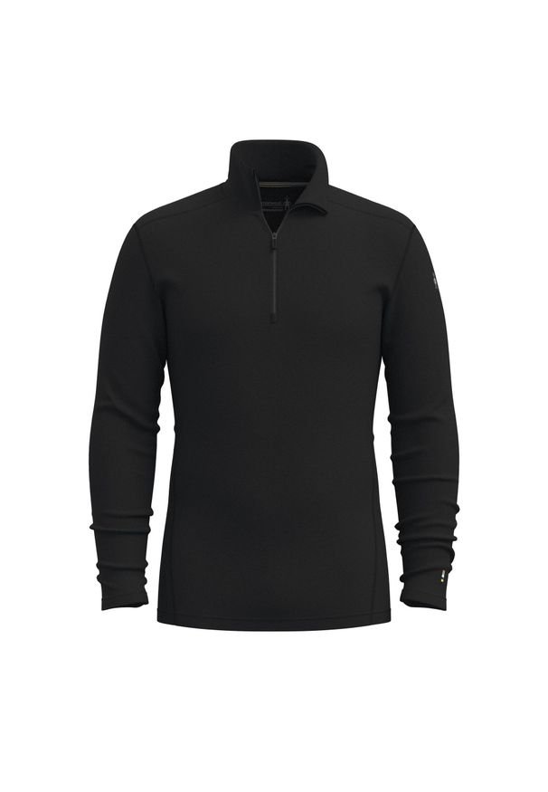 Bluza męska Smartwool Classic Thermal Merino Base Layer 1/4 Zip Boxed. Kolor: czarny. Materiał: wełna. Sport: turystyka piesza