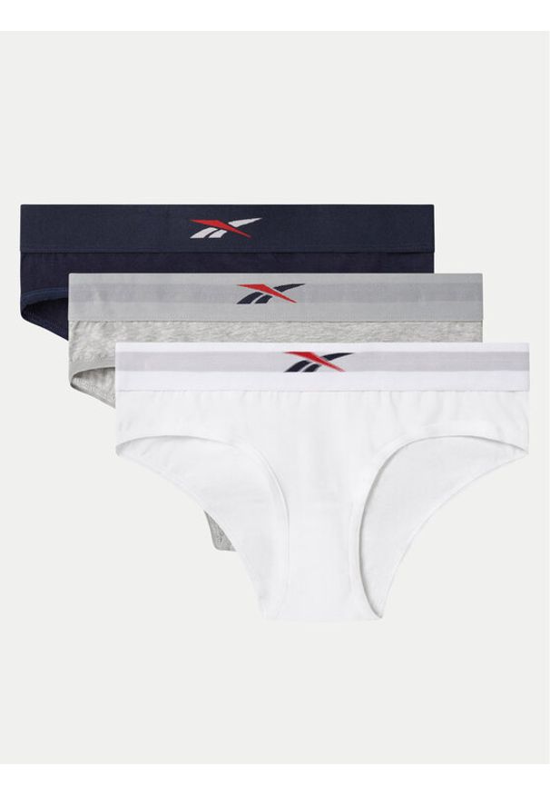 Reebok Komplet 3 par fig klasycznych CANDY - AW24 (3-pack) Kolorowy. Materiał: bawełna. Wzór: kolorowy