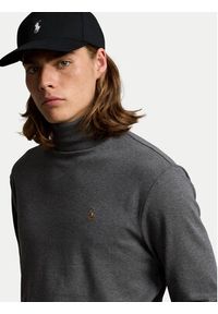 Polo Ralph Lauren Golf 710760126020 Szary Regular Fit. Typ kołnierza: polo, golf. Kolor: szary. Materiał: bawełna #4