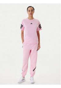 Adidas - adidas Spodnie dresowe Z.N.E. JC5405 Różowy Regular Fit. Kolor: różowy. Materiał: bawełna #5