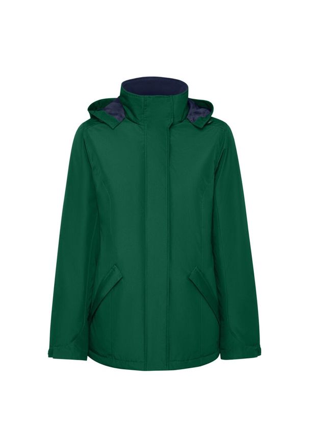 ROLY - Kurtka Ocieplana Damska America. Kolor: zielony. Materiał: puch. Sport: turystyka piesza