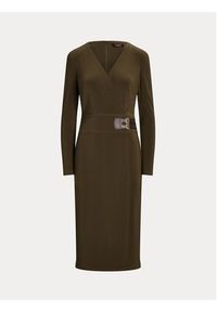 Lauren Ralph Lauren Sukienka codzienna 250751548008 Zielony Regular Fit. Okazja: na co dzień. Kolor: zielony. Materiał: syntetyk. Typ sukienki: proste. Styl: casual #5