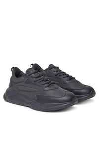 Hugo - HUGO Sneakersy Leon 50536960 Granatowy. Kolor: niebieski. Materiał: materiał #4