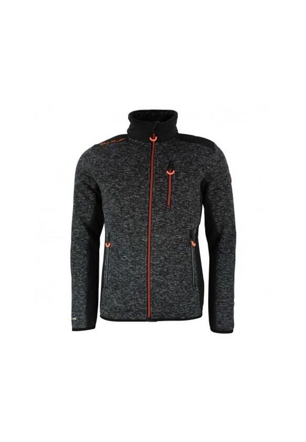 PEAK MOUNTAIN - Polar zapinany na zamek błyskawiczny Peak Mountain Cevira. Kolor: czarny. Materiał: polar. Sezon: zima. Sport: narciarstwo