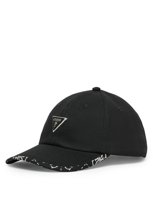 Guess Czapka z daszkiem AM9654 COT01 Czarny. Kolor: czarny. Materiał: bawełna