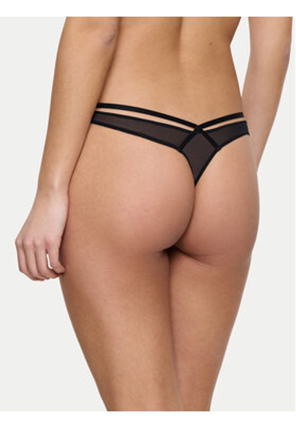 Triumph Stringi That Night In Vegas 10224867 Czarny. Kolor: czarny. Materiał: syntetyk