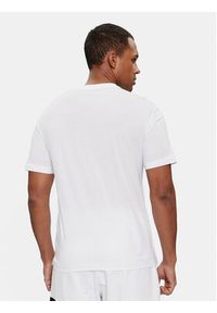EA7 Emporio Armani T-Shirt 3DPT81 PJM9Z 1100 Biały Regular Fit. Kolor: biały. Materiał: bawełna