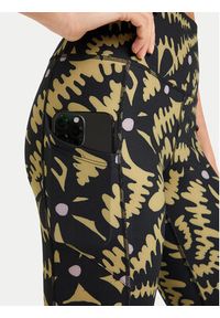 Roxy Legginsy Heart Into It Ankle ERJNP03942 Czarny Slim Fit. Kolor: czarny. Materiał: syntetyk #6