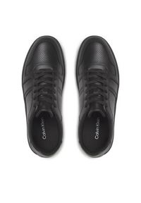 Calvin Klein Sneakersy Low Top Lace Up Lth HM0HM00471 Czarny. Kolor: czarny. Materiał: skóra #4