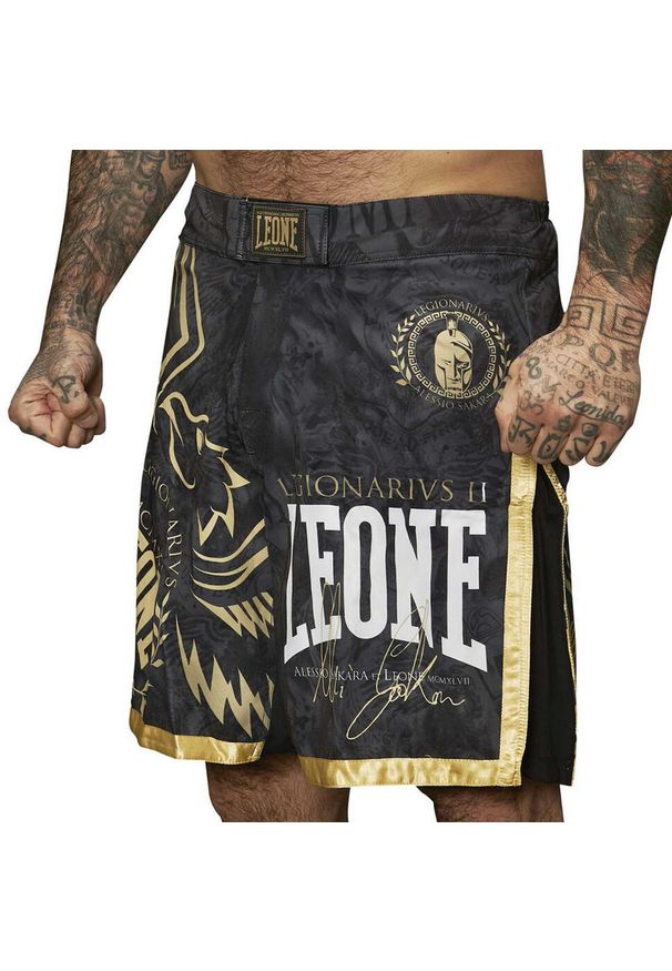 Spodenki do MMA LEONE 1947 Legionarvis VI MMA. Kolor: czarny
