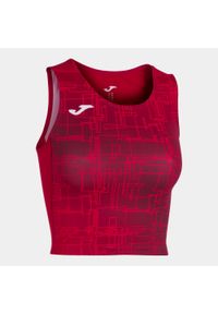 Tank top do biegania damski Joma Elite VIII. Kolor: czerwony. Sport: bieganie #1