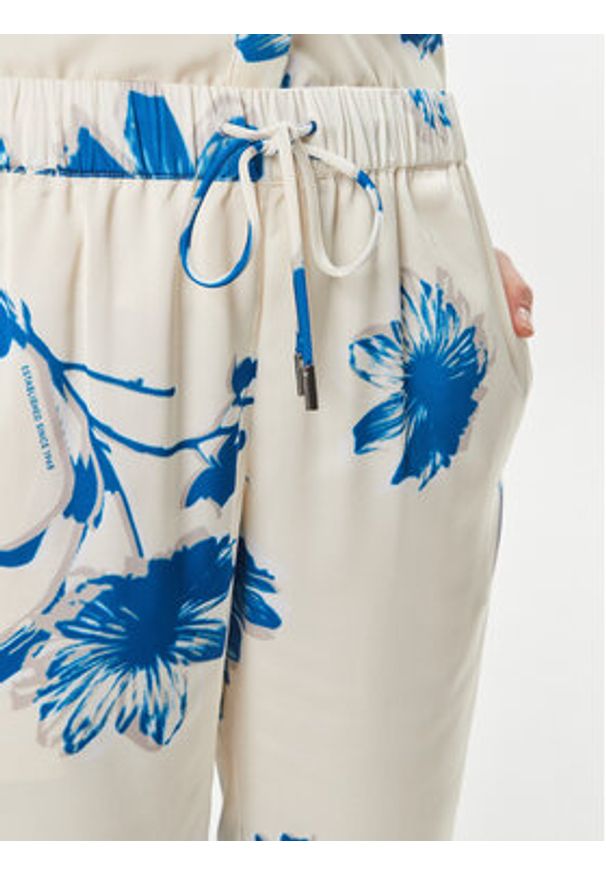 Calvin Klein Spodnie materiałowe K20K206662 Biały Regular Fit. Kolor: biały. Materiał: syntetyk