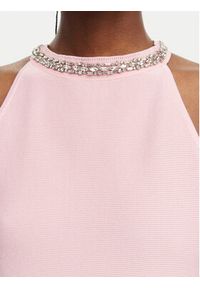Morgan Sukienka codzienna 261-RMDIANE Różowy Regular Fit. Okazja: na co dzień. Kolor: różowy. Materiał: syntetyk. Typ sukienki: proste. Styl: casual #5