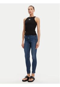 Calvin Klein Jeans Top Monologo J20J225301 Czarny Slim Fit. Kolor: czarny. Materiał: bawełna #3