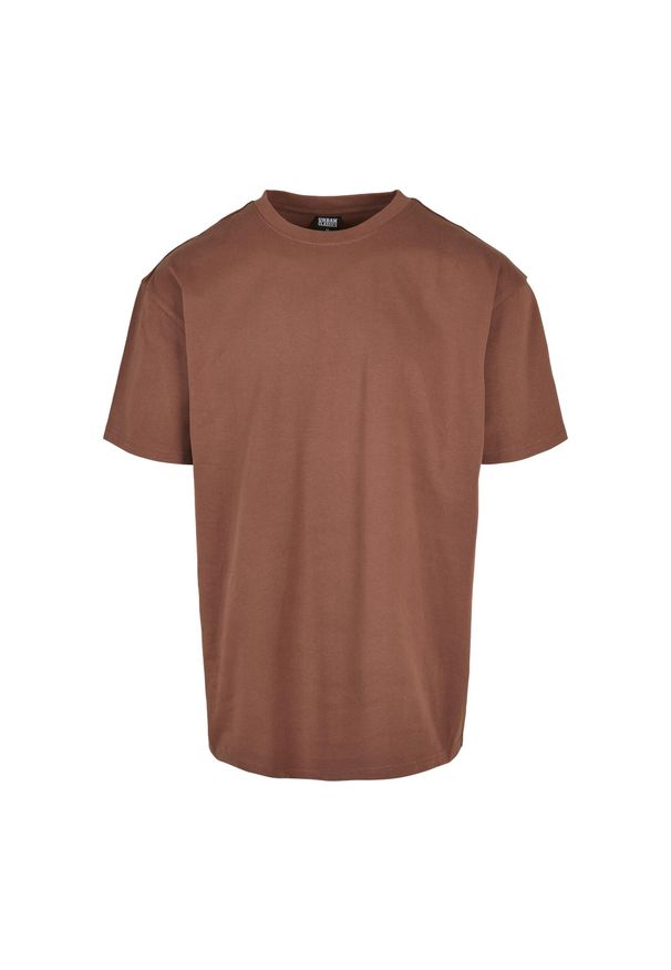 Urban Classics - Męska Koszulka Oversize (zestaw 2 Sztuk). Kolor: brązowy. Sport: turystyka piesza
