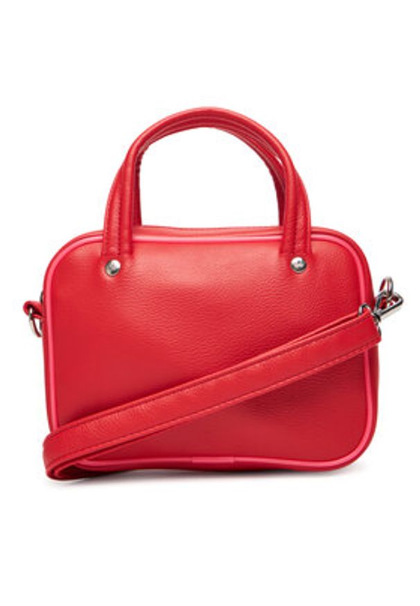 Adidas - adidas Torebka Adicolor XS JX7875 Czerwony. Kolor: czerwony. Materiał: skórzane