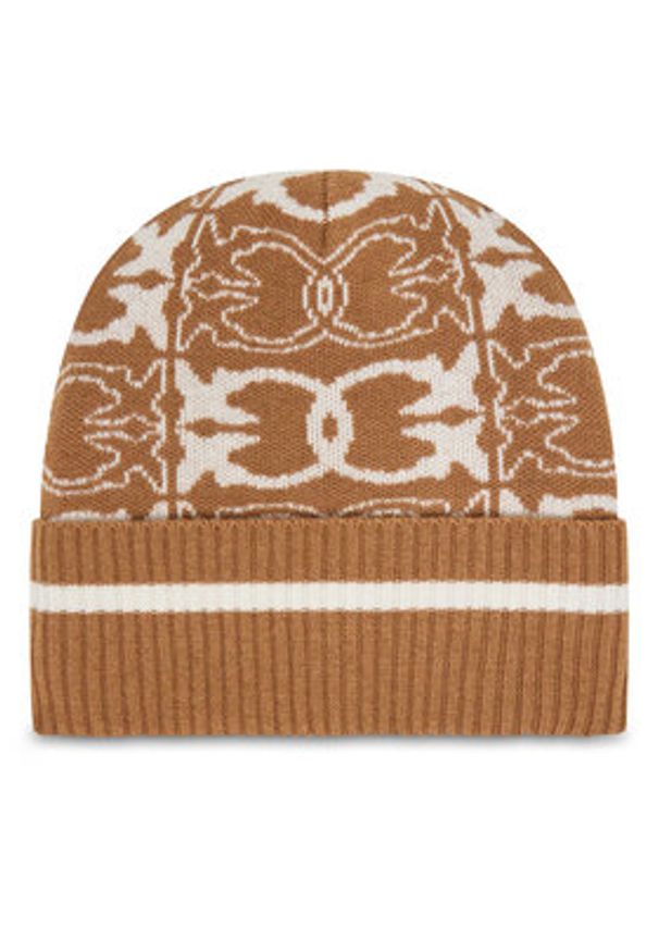 Pinko - PINKO Czapka Bulgaria 105991 A2YO Brązowy. Kolor: brązowy. Materiał: wiskoza