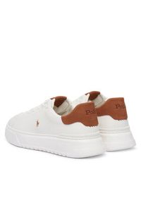 Polo Ralph Lauren Sneakersy RLite Court Tumbled 809P07170001 Biały. Kolor: biały. Materiał: skóra #5