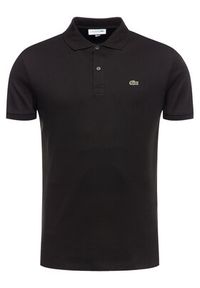Lacoste Polo DH2050 Czarny Regular Fit. Typ kołnierza: polo. Kolor: czarny. Materiał: bawełna #5