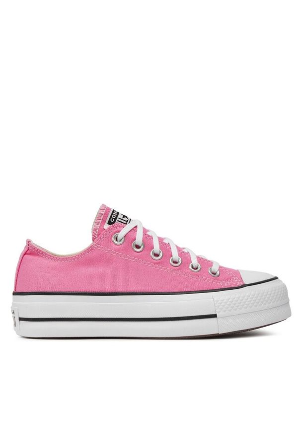 Trampki Converse. Kolor: różowy. Obcas: na platformie