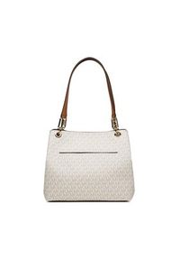 MICHAEL Michael Kors Torebka Kensington 30F3G8KT7B Écru. Kolor: kremowy. Materiał: skórzane #4