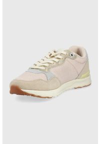 Pepe Jeans sneakersy verona pro sun kolor różowy. Nosek buta: okrągły. Zapięcie: sznurówki. Kolor: różowy. Materiał: guma #5