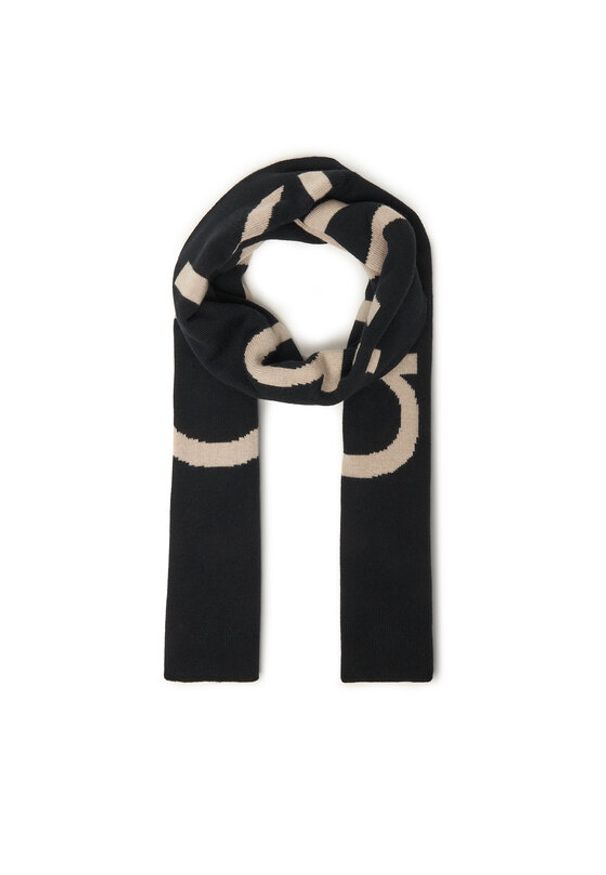 Calvin Klein Szalik LV04D8030G Czarny. Kolor: czarny. Materiał: wełna