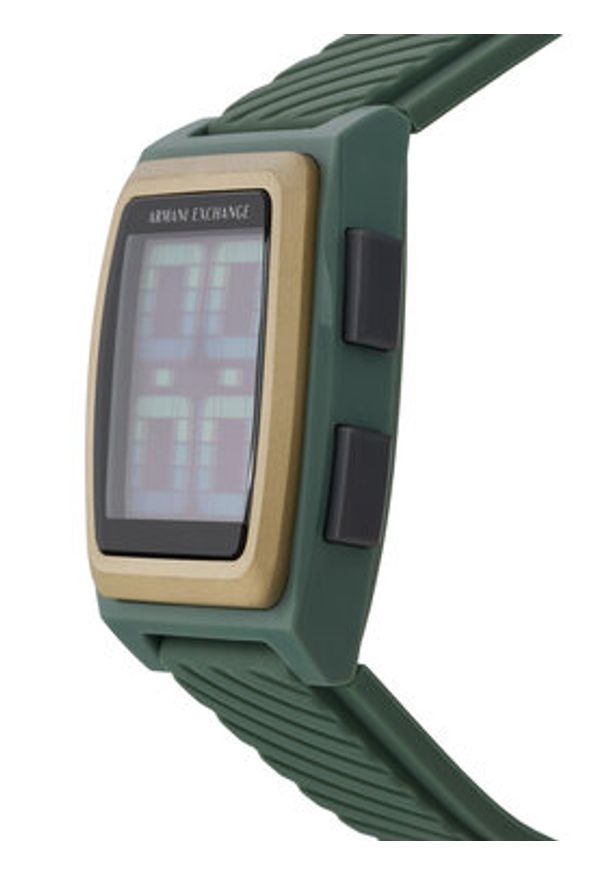 Armani Exchange Zegarek Kelvin AX2969 Zielony. Kolor: zielony. Materiał: syntetyk