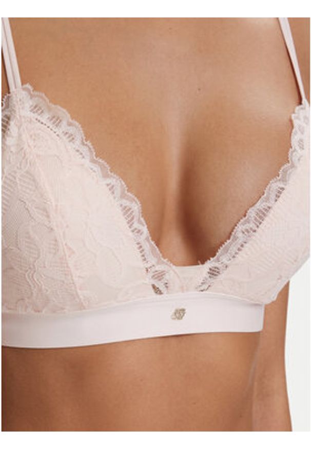 BOSS Biustonosz braletka Blossom 50556193 Różowy jasny. Kolor: różowy. Materiał: syntetyk