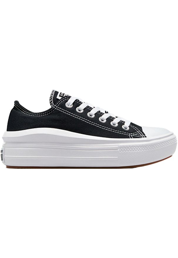 Trampki Converse Chuck Taylor All Star Move Low Top, Kobiety. Kolor: czarny. Materiał: materiał