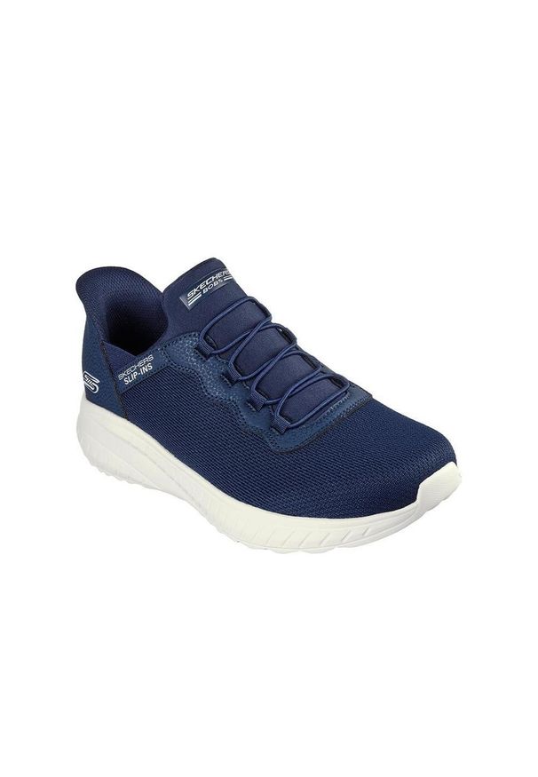 skechers - Buty męskie SKECHERS Slip-ins Bobs Squad Chaos Daily Hype. Kolor: niebieski