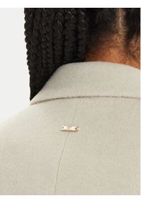 Fracomina Płaszcz przejściowy FR24WC1010W74401 Écru Regular Fit. Materiał: syntetyk #3