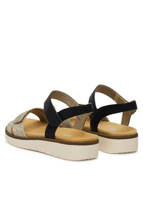 Remonte Sandały D2049-63 Beżowy. Kolor: beżowy. Materiał: syntetyk, materiał