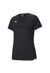 Damska koszulka Puma Team Liga. Kolor: biały, wielokolorowy, czarny. Sport: piłka nożna