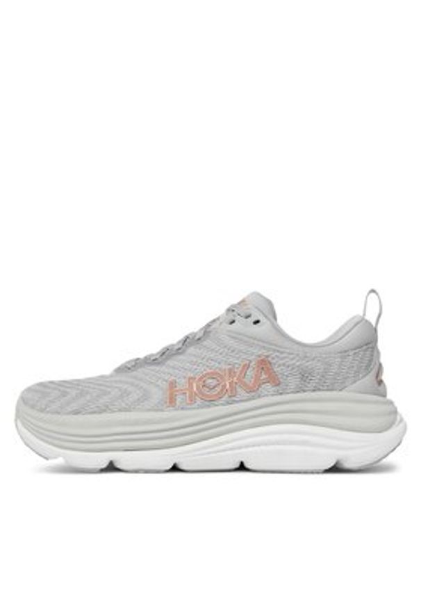 HOKA - Hoka Buty do biegania Gaviota 5 1134235 Szary. Kolor: szary. Materiał: materiał