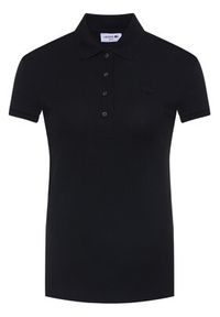 Lacoste Polo PF5462 Czarny Slim Fit. Typ kołnierza: polo. Kolor: czarny. Materiał: bawełna #4