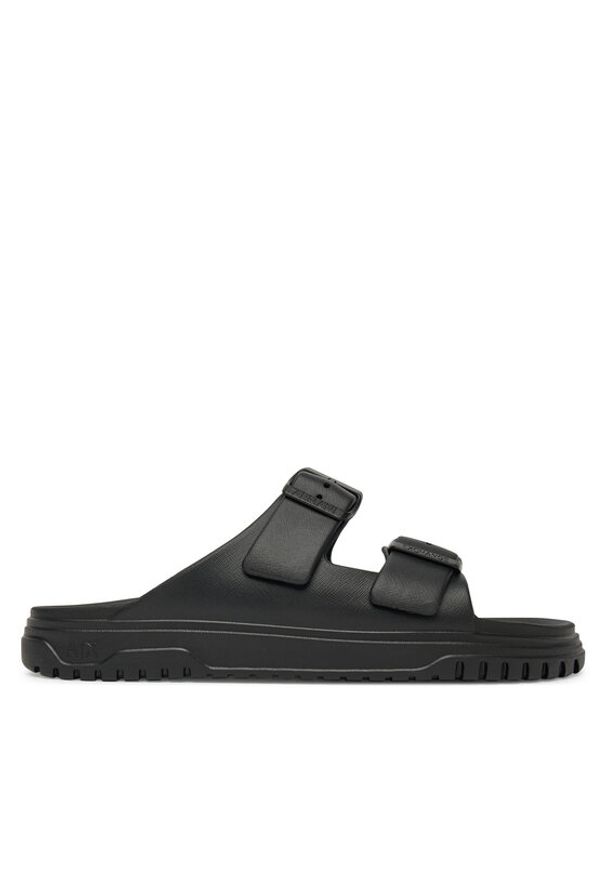 Armani Exchange Klapki XUP015 XV821 00002 Czarny. Kolor: czarny