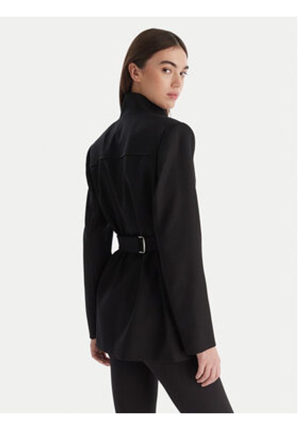 Pinko - PINKO Marynarka Fausta 106098 A306 Czarny Regular Fit. Kolor: czarny. Materiał: wełna