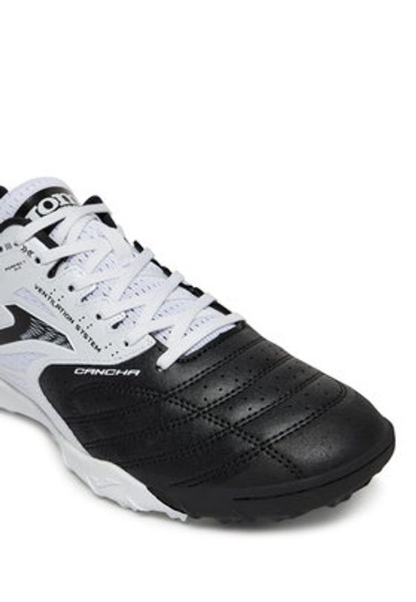 Joma Buty do piłki nożnej Cancha 2501 CANS2501TF Czarny. Kolor: czarny. Materiał: skóra