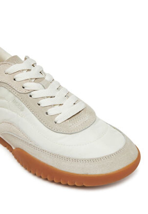 BOSS Sneakersy Carlynn 50542185 Biały. Kolor: biały. Materiał: materiał