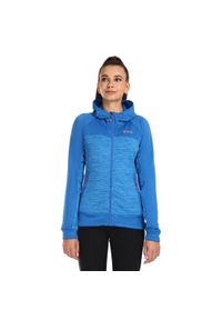 Bluza damska Kilpi Layana. Typ kołnierza: kaptur. Kolor: niebieski. Sport: narciarstwo #1