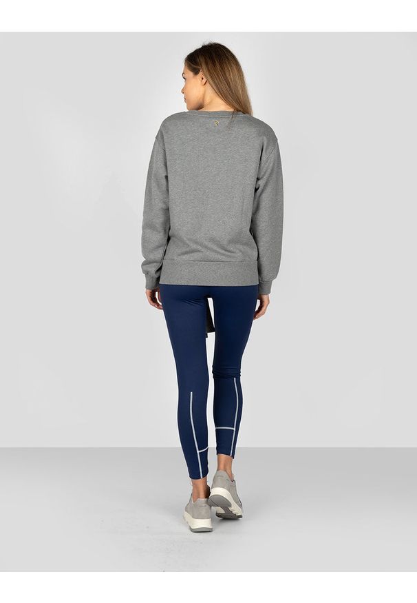 Trussardi Jeans - Trussardi Sport Legginsy | 44P00013 | Kobieta | Granatowy. Kolor: niebieski. Materiał: nylon, elastan. Wzór: aplikacja. Styl: sportowy